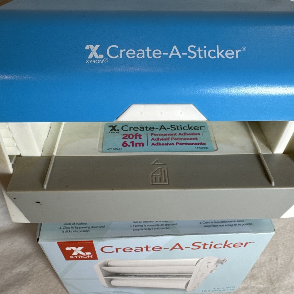 Xyron Create-Sticker 5" Sticker Label Maker Machine & Permanent Adhesive Refill - Picture 2 of 5